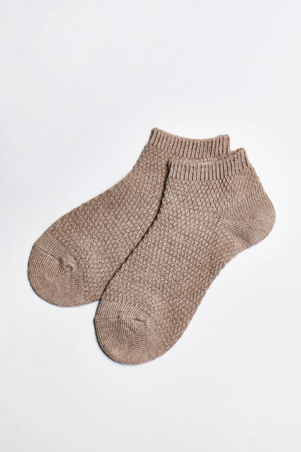 ALAMAE Waffle Stitch Ankle Sock