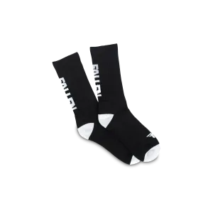 BACK LOGO SOCK BLACK/WHITE