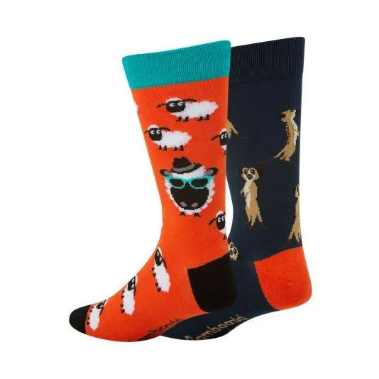 Bamboozld Baadkat Set of 2 Socks with Gift Box