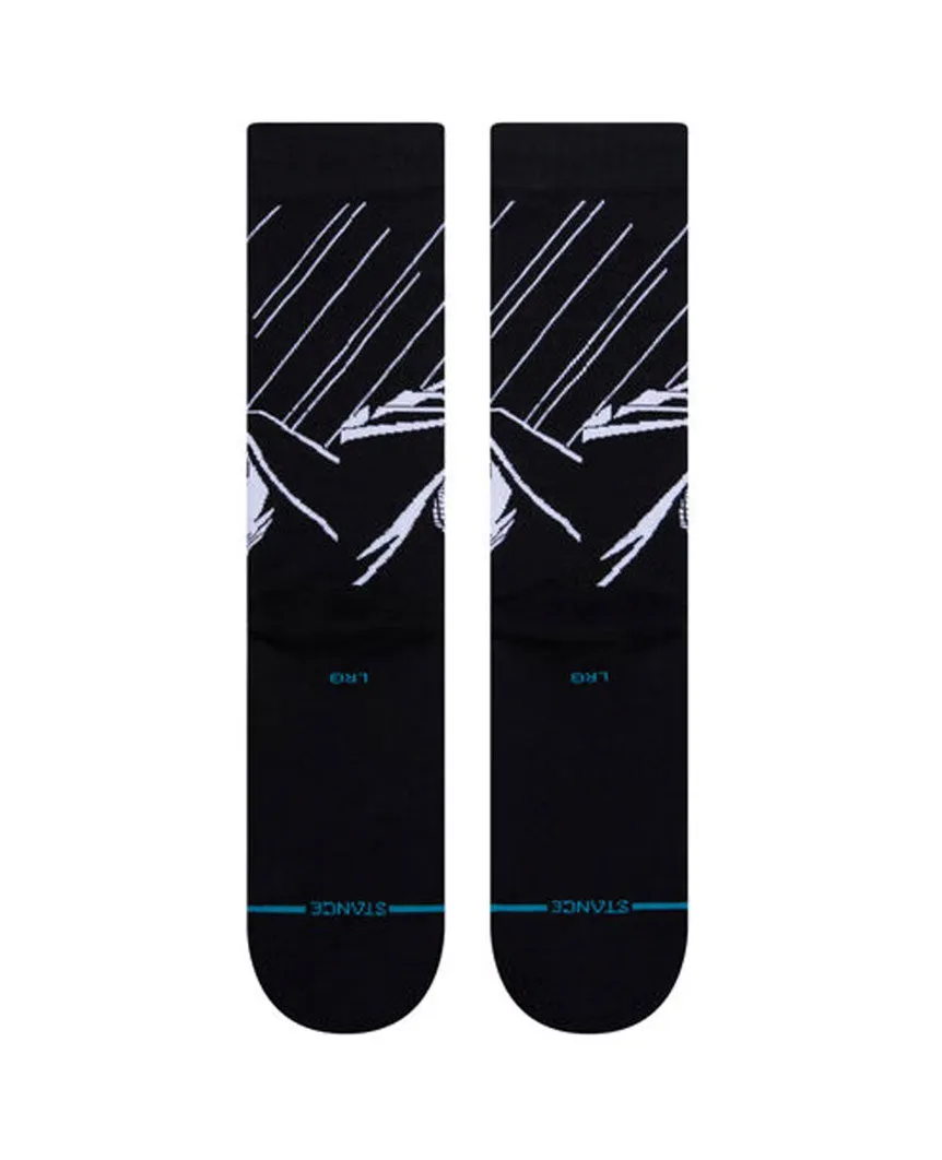 Batman Crew Light Cushion Black Socks