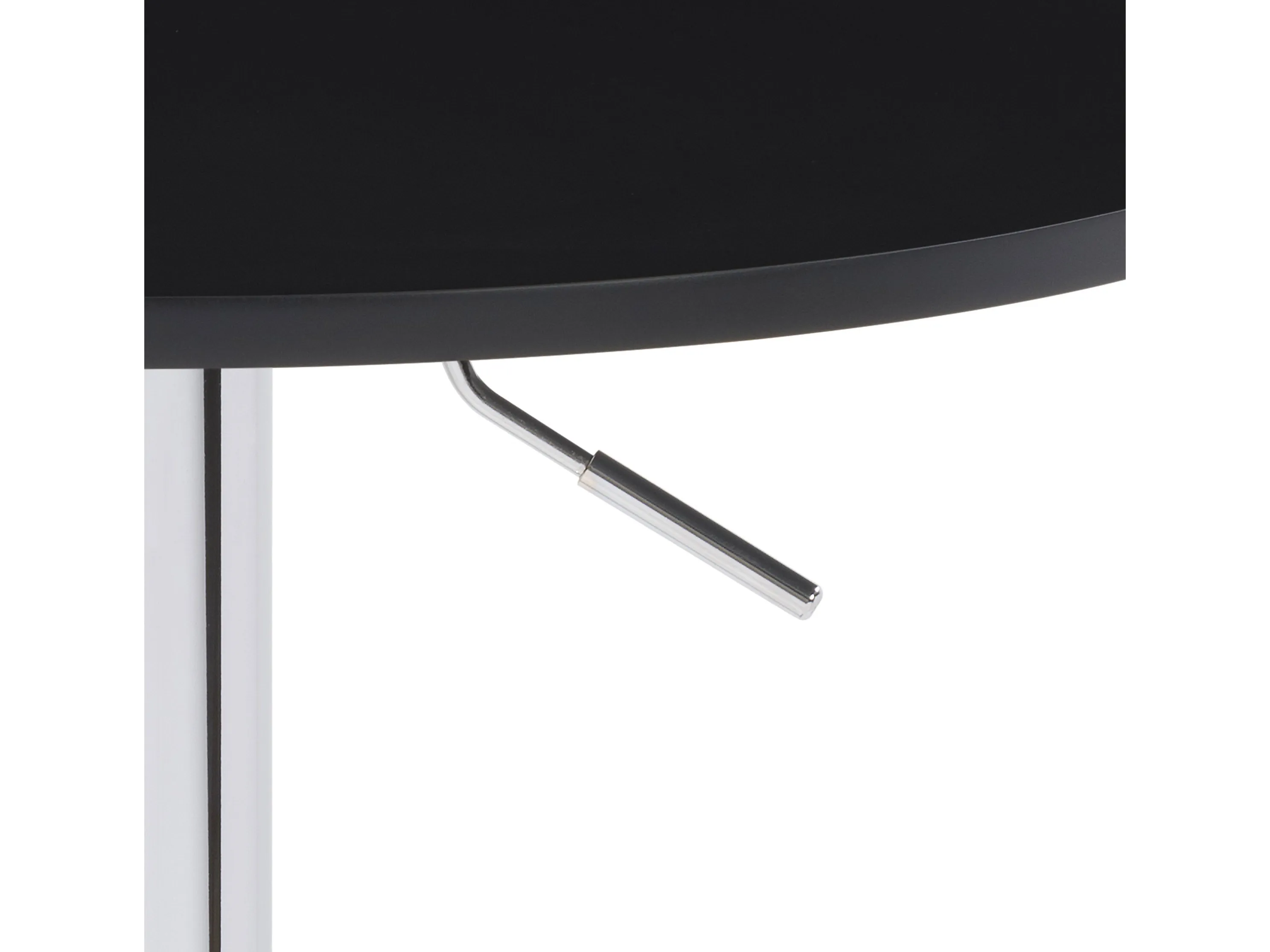 Black Bar Table, Adjustable Height