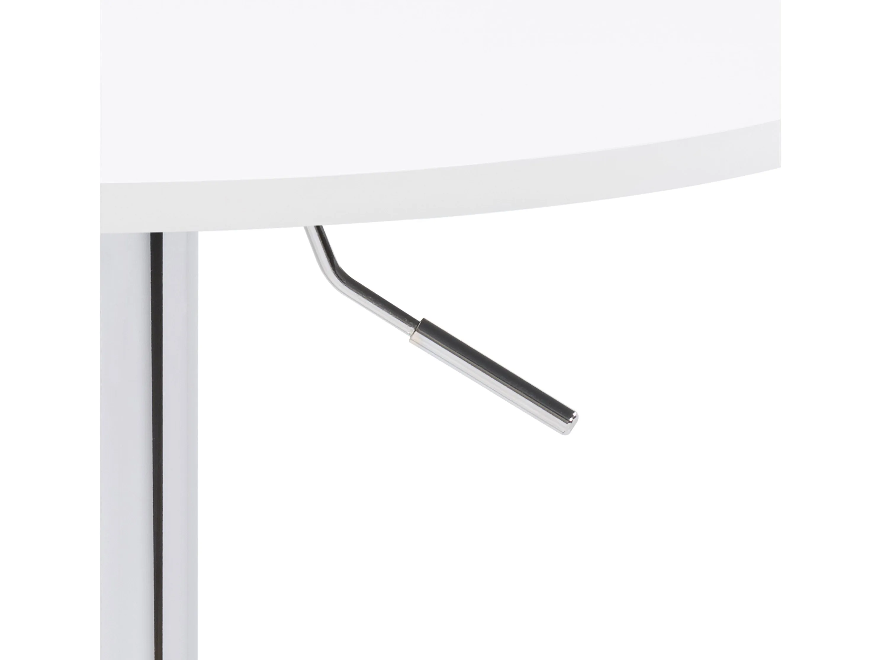 Black Bar Table, Adjustable Height