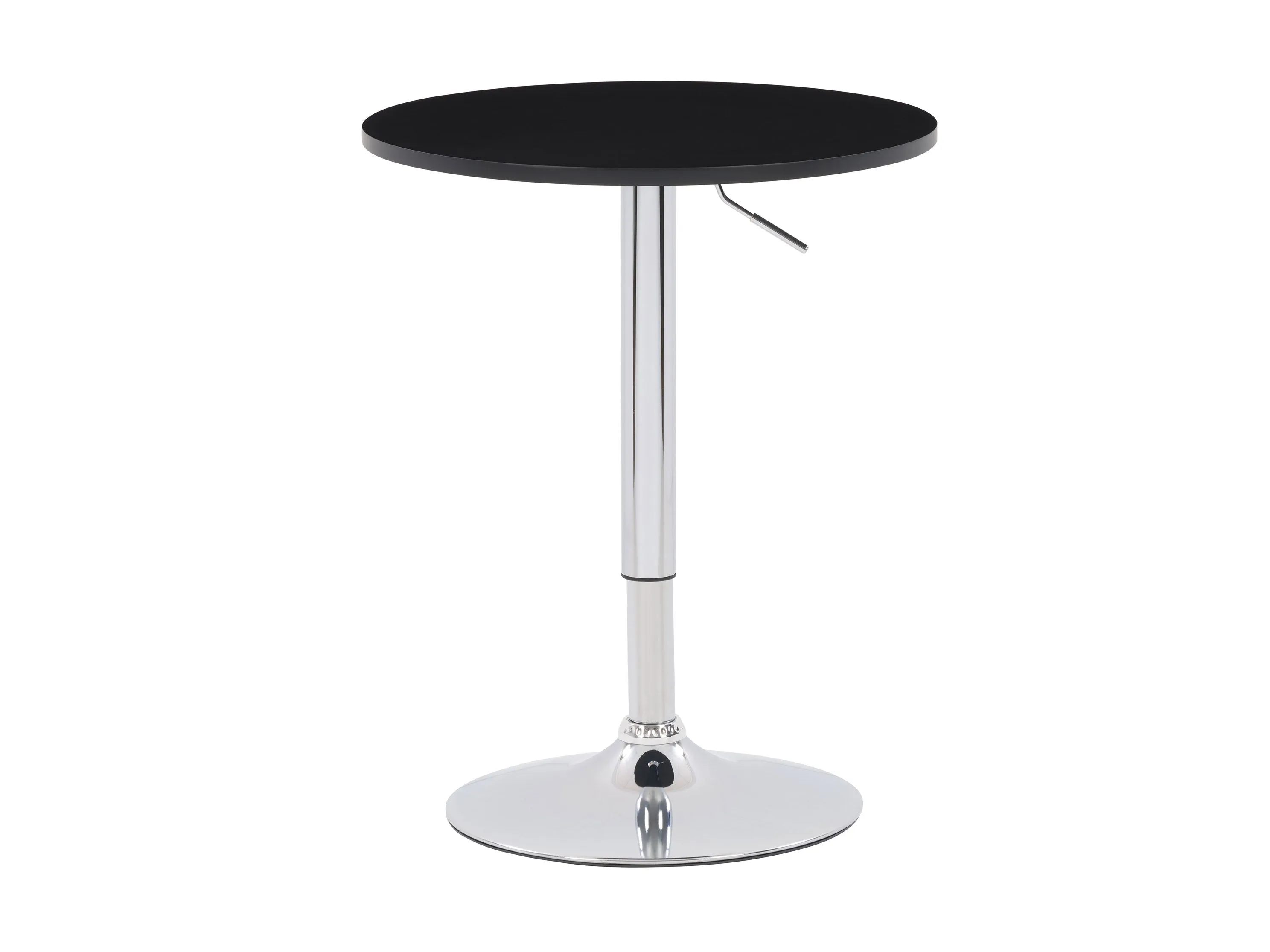 Black Bar Table, Adjustable Height