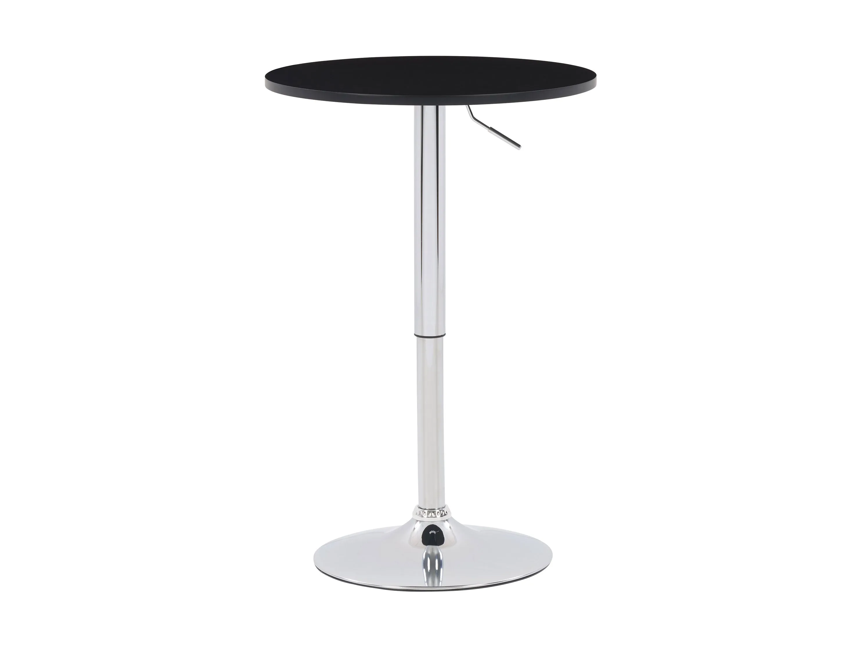 Black Bar Table, Adjustable Height