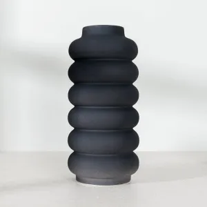 Black Bubble Vase - 29.5cm