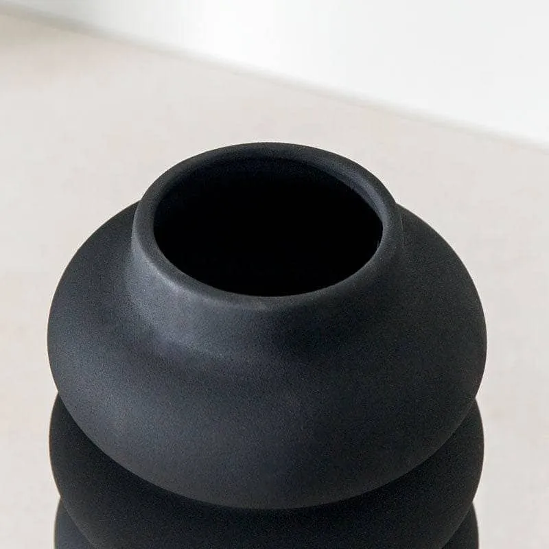 Black Bubble Vase - 29.5cm