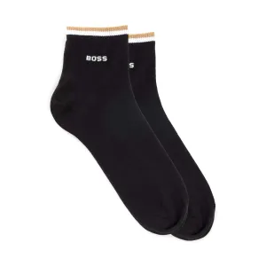 BOSS 2P SH Stripe CC Sock in Black