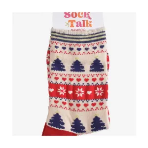 Christmas Tree Fair Isle Ladies' Socks