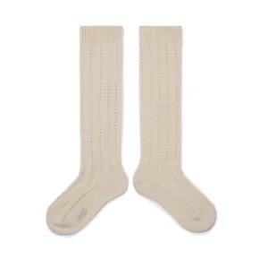 Collegien - Lightweight Openwork Knee-high Léonie Socks - Doux Agneaux