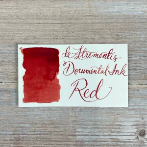 De Atramentis Document Ink Red - 45ml Bottled ink