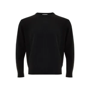 FERRANTE Elegant Black Wool Sweater for Men