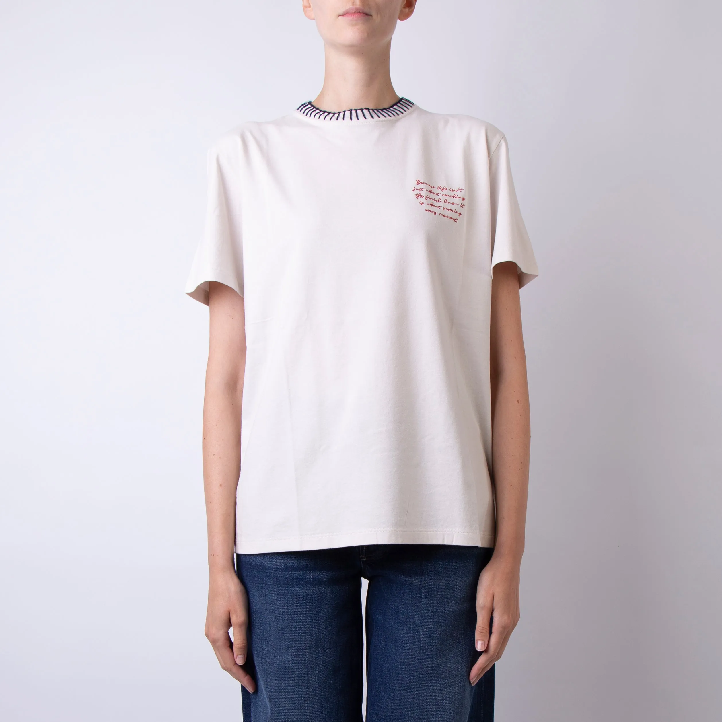 GOLDEN GOOSE T-SHIRT GWP01220.P001628 11946 WHITE