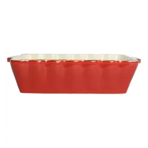 Italian Bakers Medium Rectangular Baker - Red