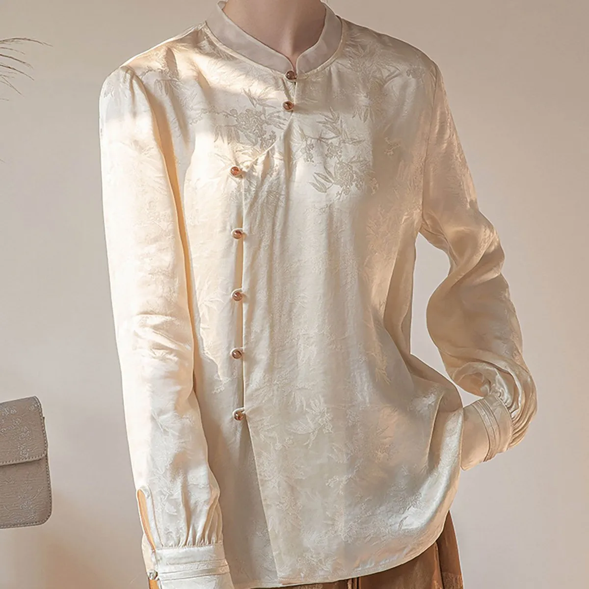 Ivory Long-Sleeved Shirt