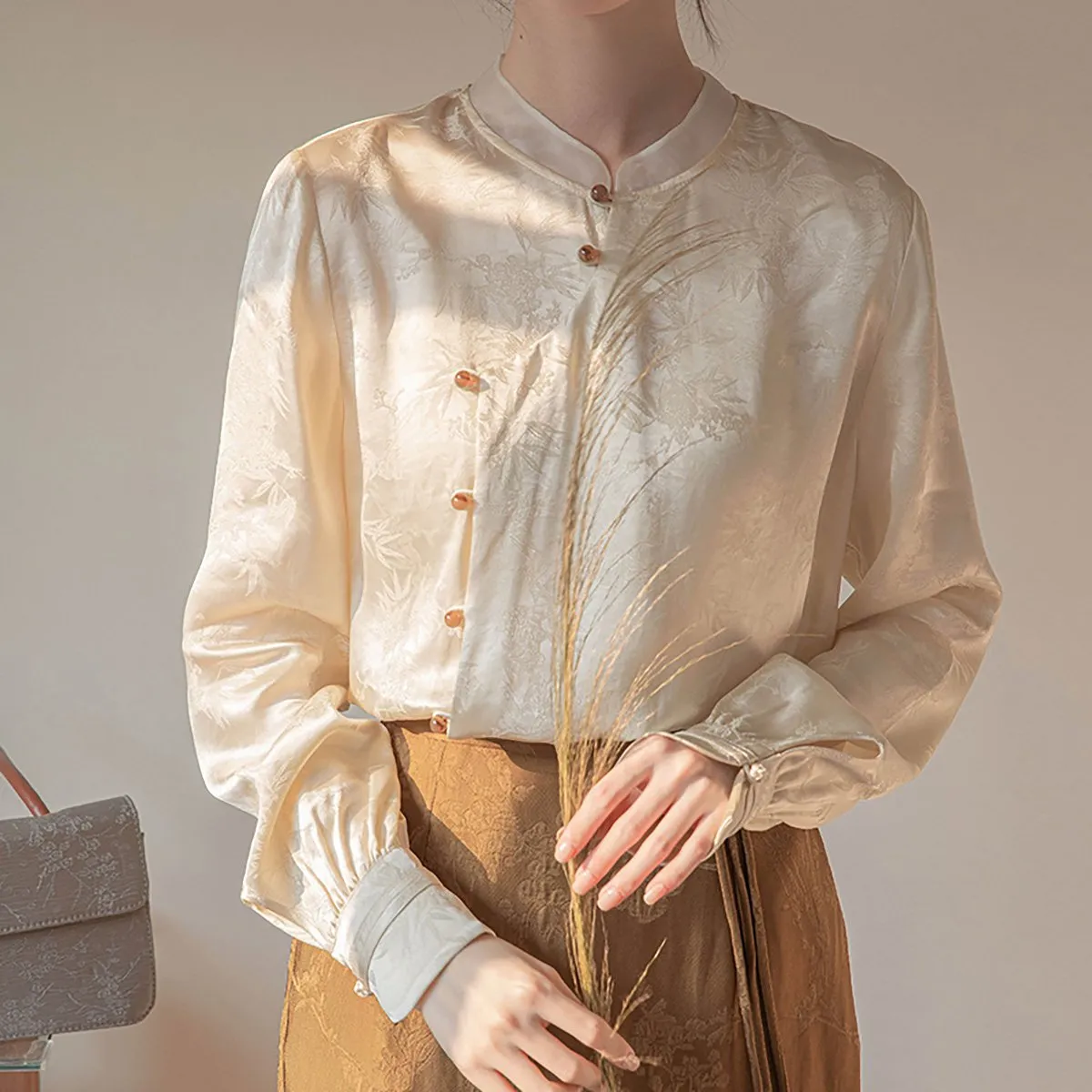 Ivory Long-Sleeved Shirt