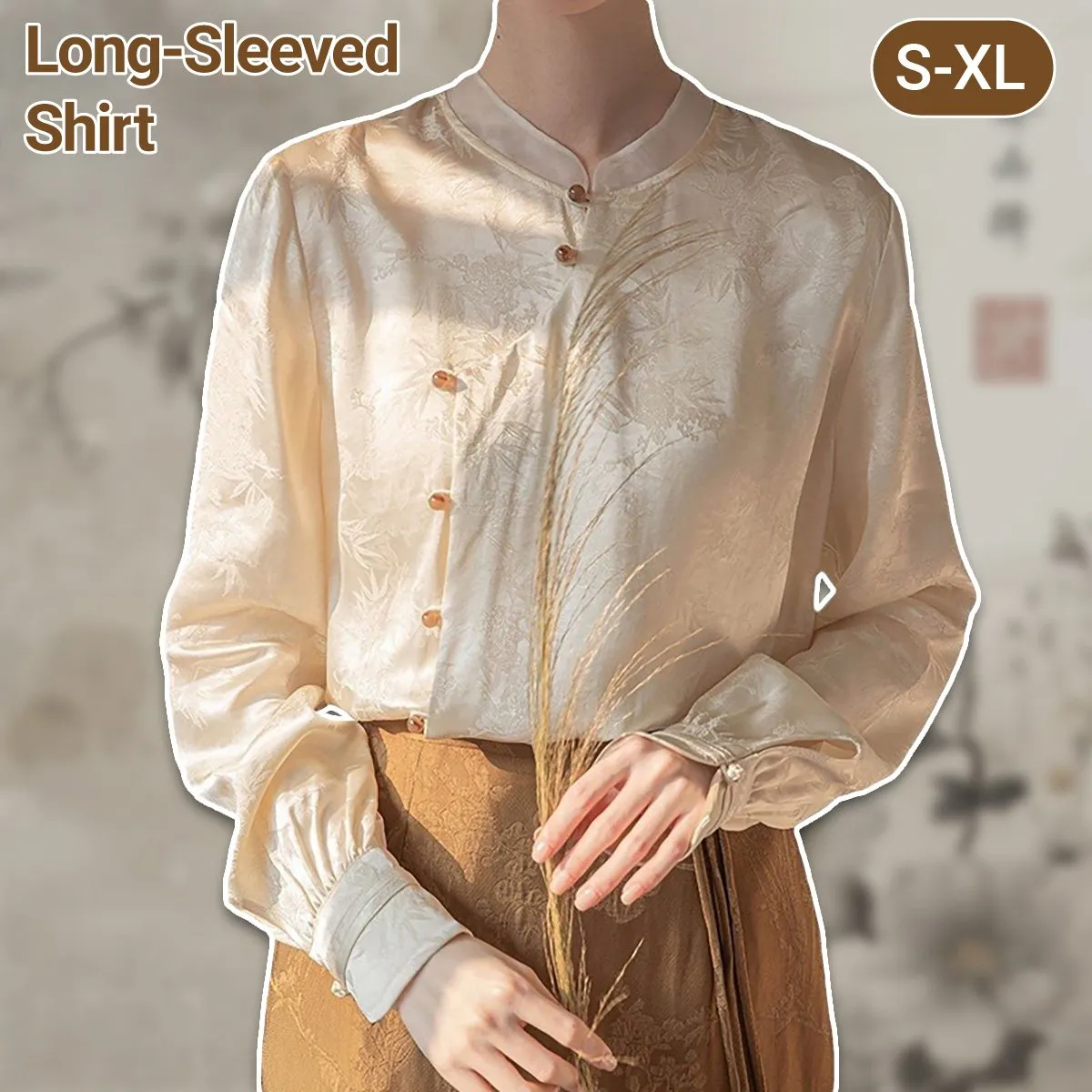 Ivory Long-Sleeved Shirt