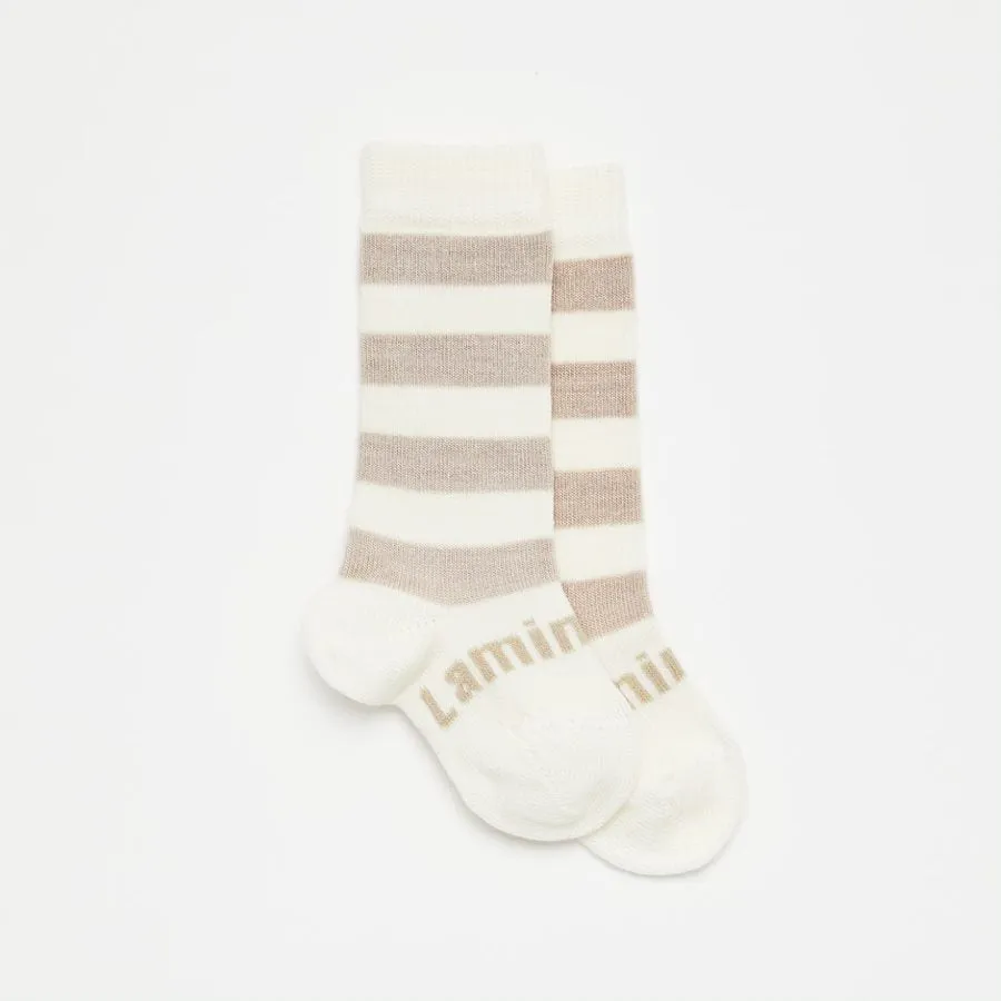 Lamington Knee-High Merino Socks - Dandelion