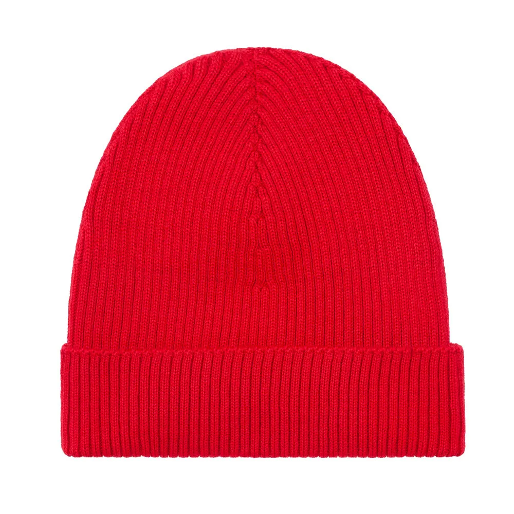 Lightweight Ribbed Extra Fine Merino Beanie Hat