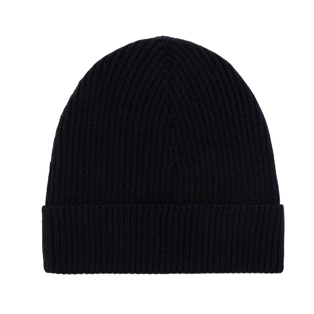 Lightweight Ribbed Extra Fine Merino Beanie Hat