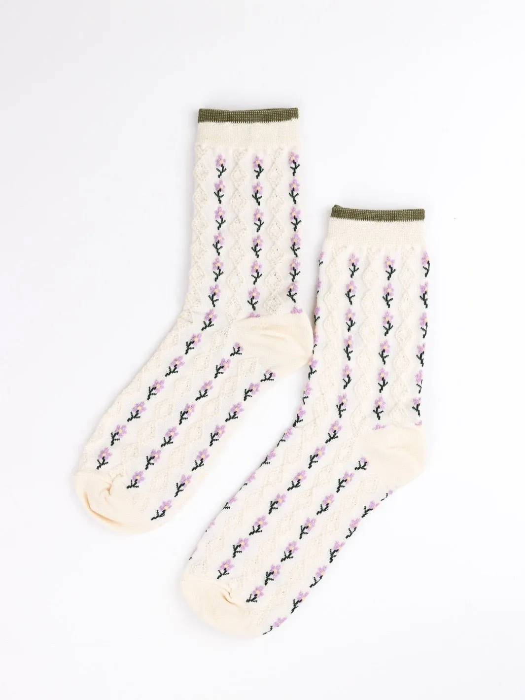 Little Daisy Diamond Shape Socks