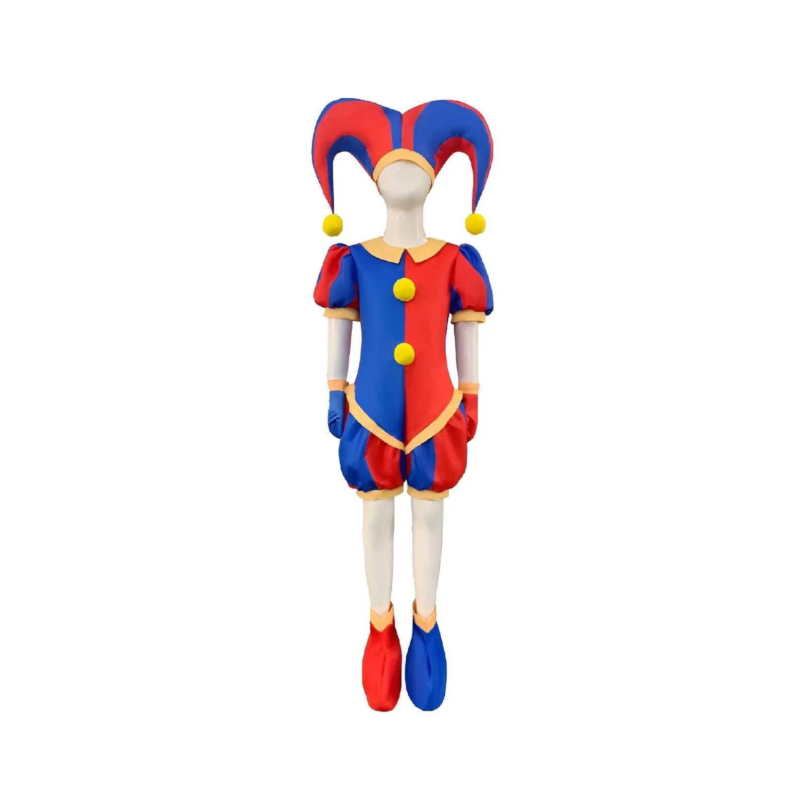 Magical Circus Cosplay Bodysuit Pomni Costume for Halloween