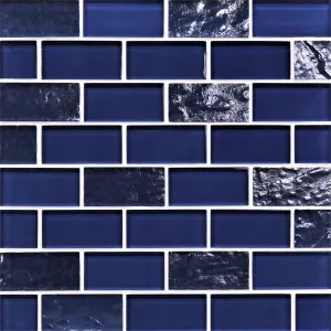 Marina Mixed, 1-1/2" x 3" - Glass Tile