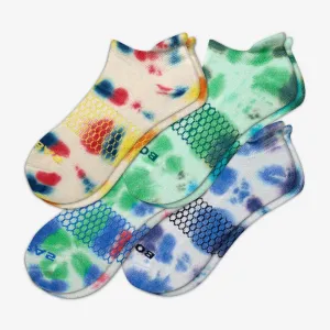 Men's Color Swatch Tie Dye Ankle Sock 4-Pack