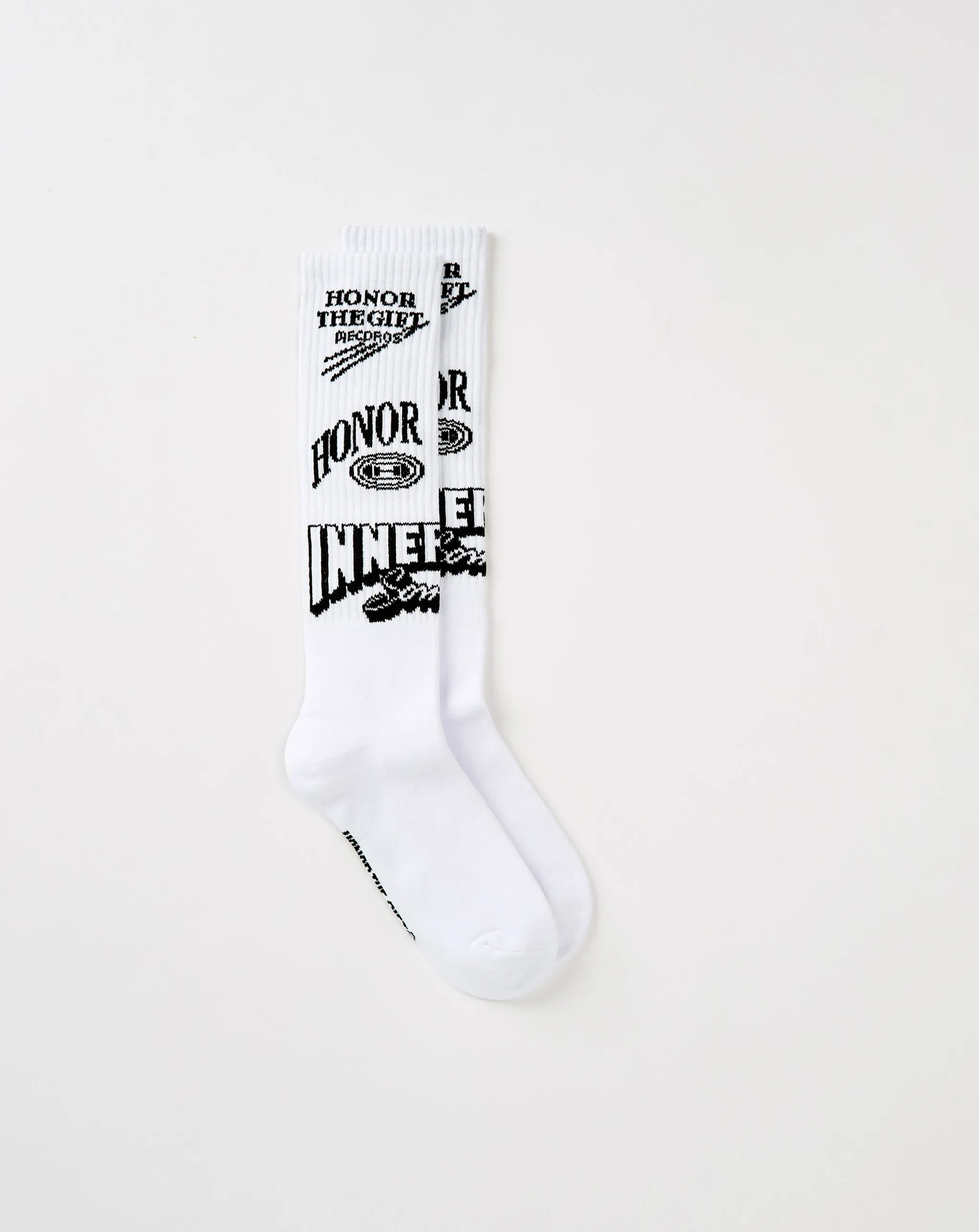 Mixed Graphic Ribbed Socks