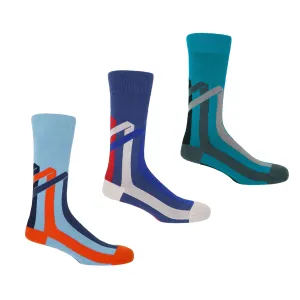 Ribbon Stripe Men's Bundle  - Sky, Royal Blue & Peacock