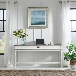 River Place - Console Bar Table - White