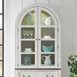 River Place - Curio Hutch - White