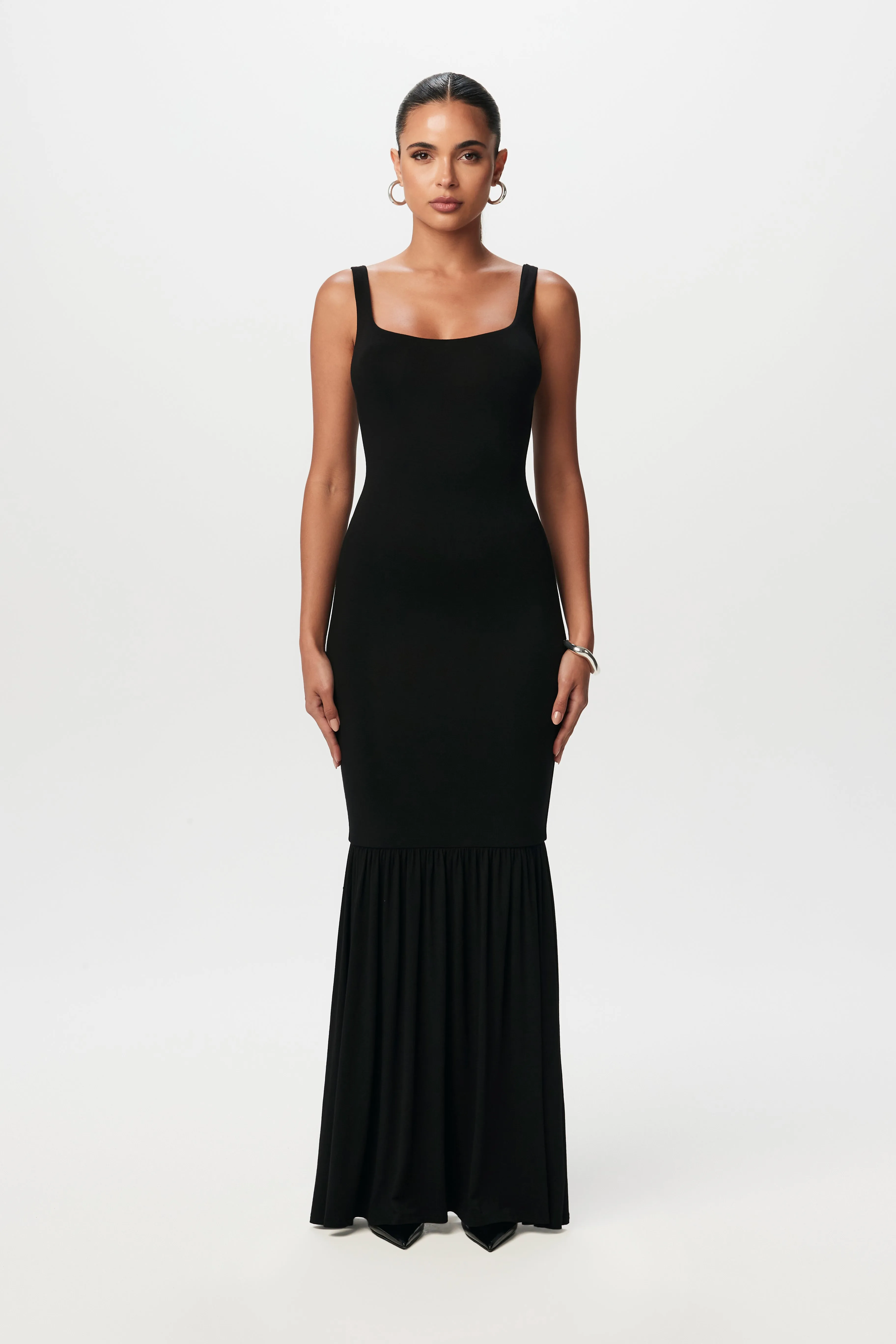 Smooth Tank Trumpet Maxi Dress