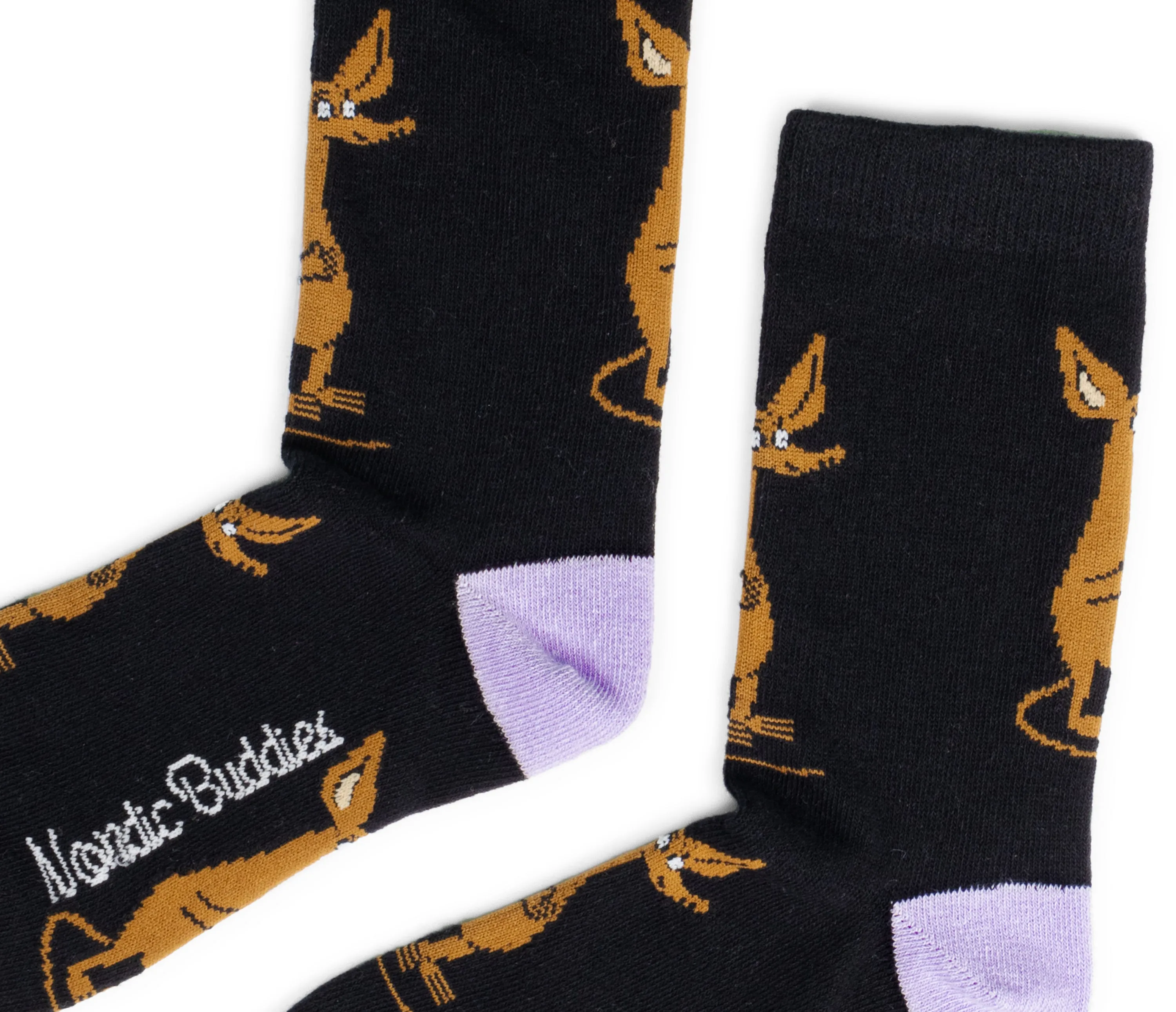 Sniff Happy Ladies Socks - Black