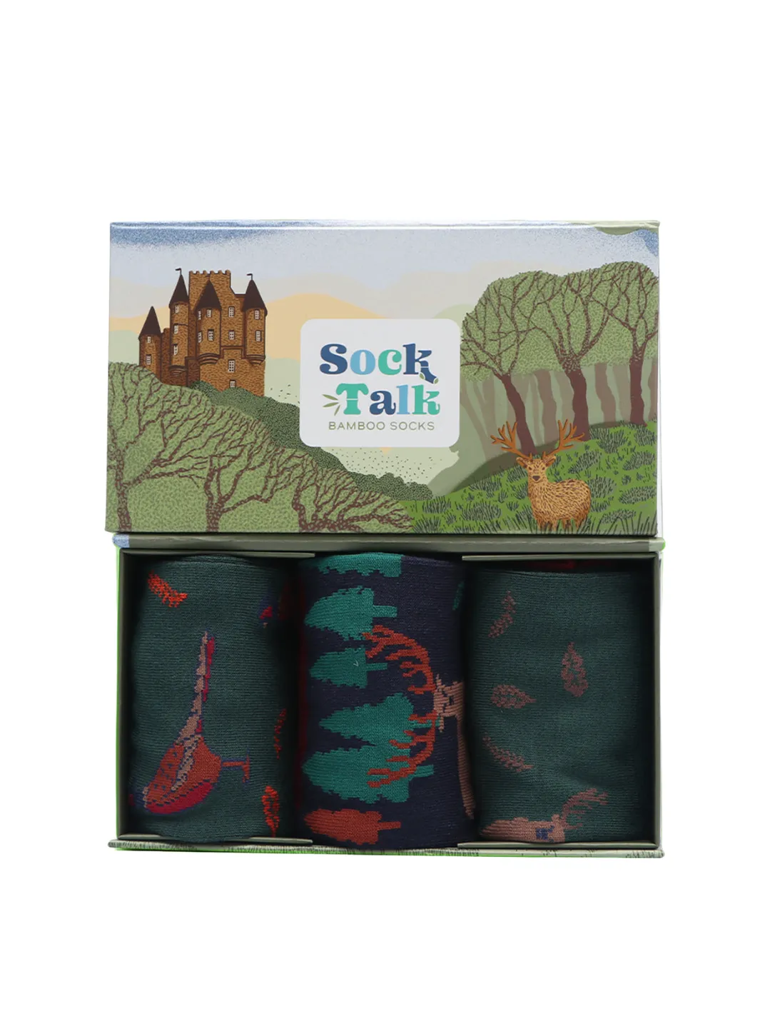 Sock Gift Box - Woodland Animal