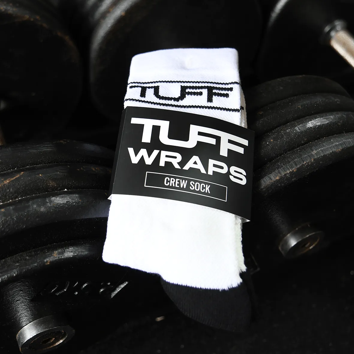 TUFF Crew Socks - White