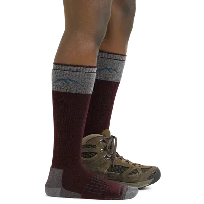 Women's Over-the-Calf Heavyweight Hunting Sock w/ Full Cushion - Burgundy