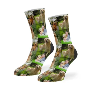 Your Dog Collage Socks